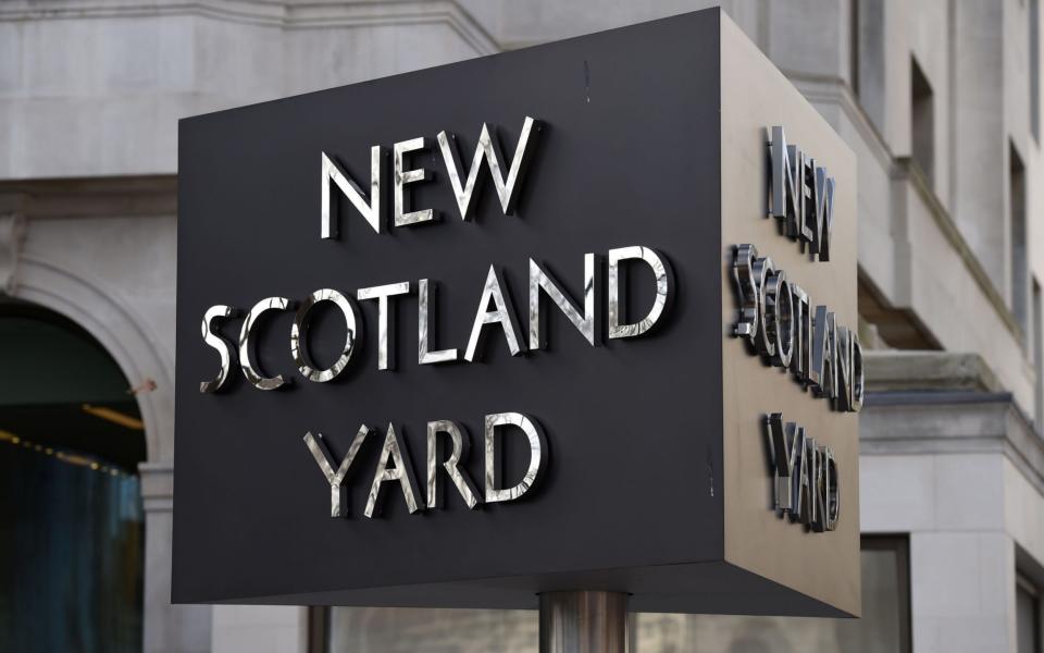 Scotland Yard said police were called to reports of an assault on Market Place - PA