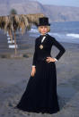 <p>The French actress donned a tuxedo jacket and top with a long skirt for her 1968 film. <i>Photo: Getty Images</i></p>