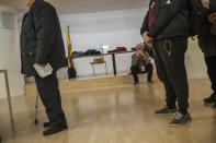 <p>Qualified voters cast a ballot for the Catalan regional election at an elementary school in Barcelona, Spain, Dec. 21, 2017.<br>(Photograph by Jose Colon / MeMo for Yahoo News) </p>