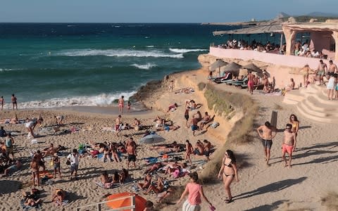 Brits make up the majority of tourists in Ibiza, with over 800,000 per year - Credit: Getty