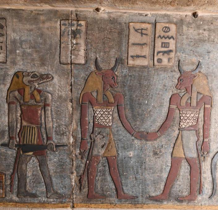 Zodiac symbols uncovered on 1,800-year-old temple ceiling in Egypt. Take a  look inside