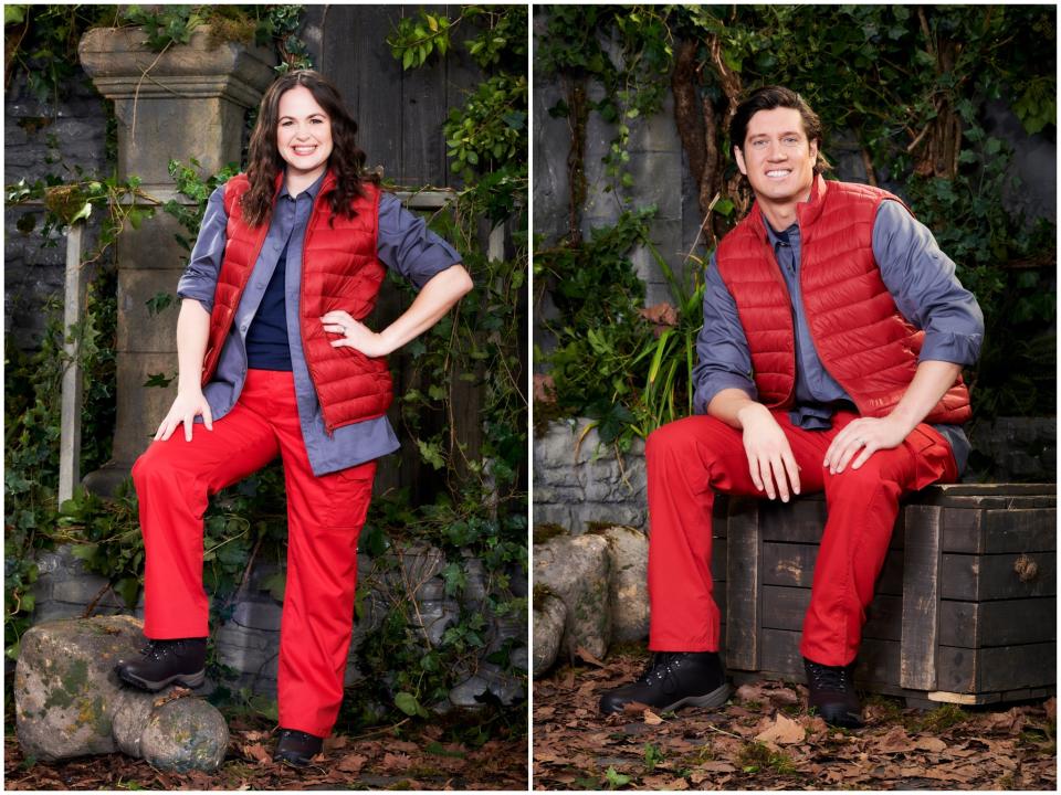 <p>Giovanna Fletcher and Vernon Kay</p>ITV