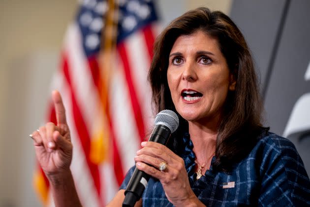 Former South Carolina governor and Republican presidential candidate Nikki Haley has said 