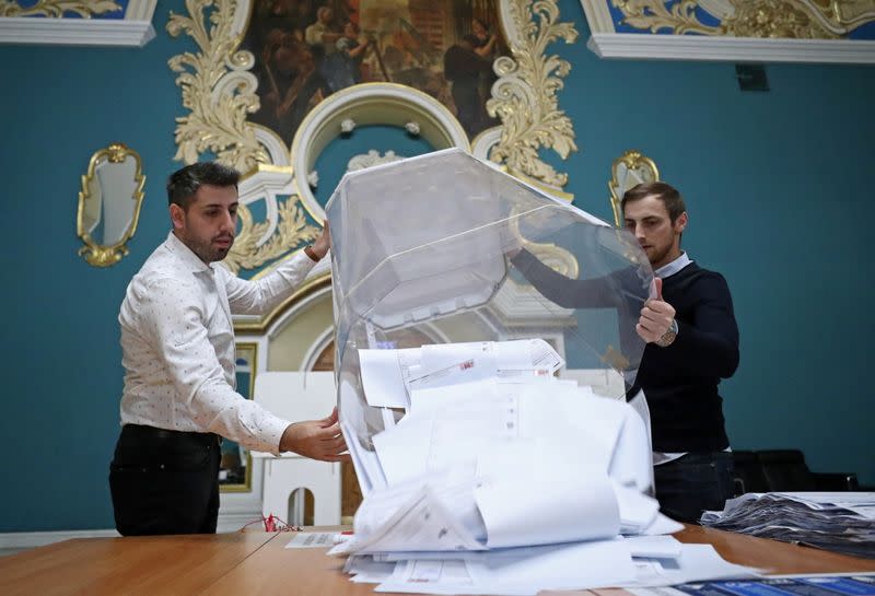 Russian parliamentary election in Moscow