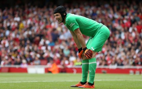 Petr Cech of Arsenal during the Premier League match between Arsenal FC and Manchester City at Emirates Stadium on August 12 - Credit: Getty Images 