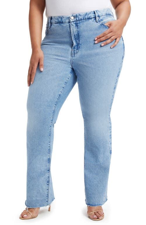 6) Good American Good Classic Bootcut Jeans