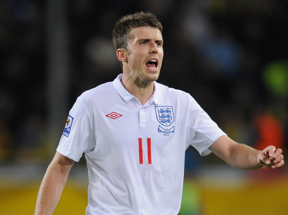 Michael Carrick made 34 appearances for England: Getty