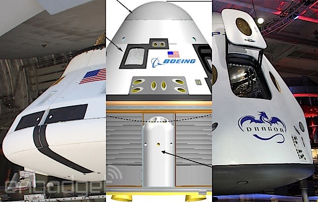 Meet NASA's commercial space capsule contenders