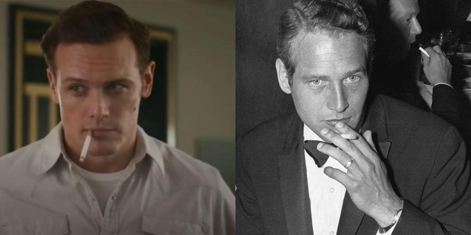 Sam Heughan as Paul Newman