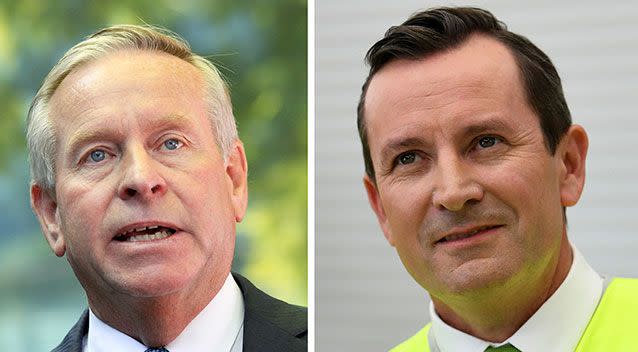 Barnett and McGowan. Picture: AAP