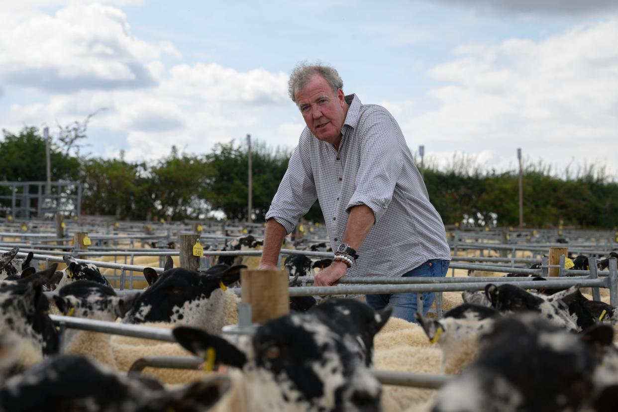 Gentleman farmer: Jeremy Clarkson has finally made use of his farm, having first bought it in 2008 (Press Handout)