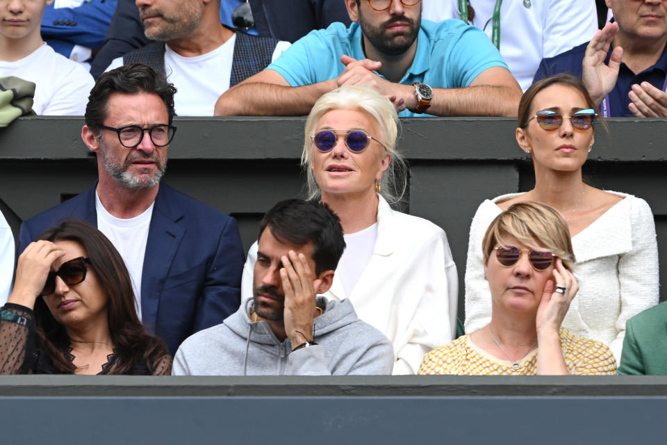 Hugh Jackman at Wimbledon