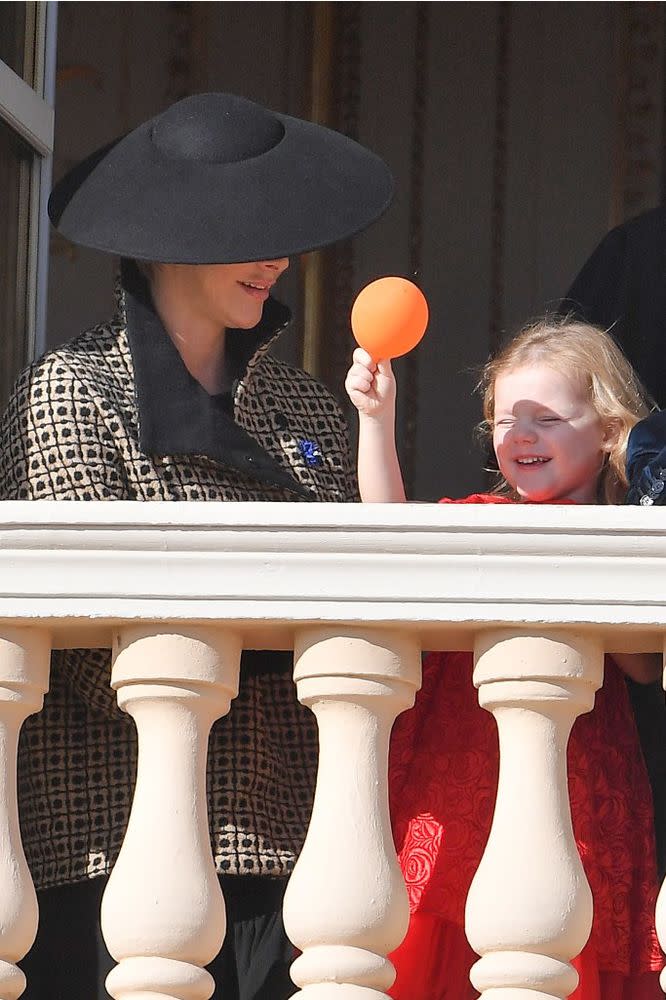 Princess Charlene and Princess Gabriella