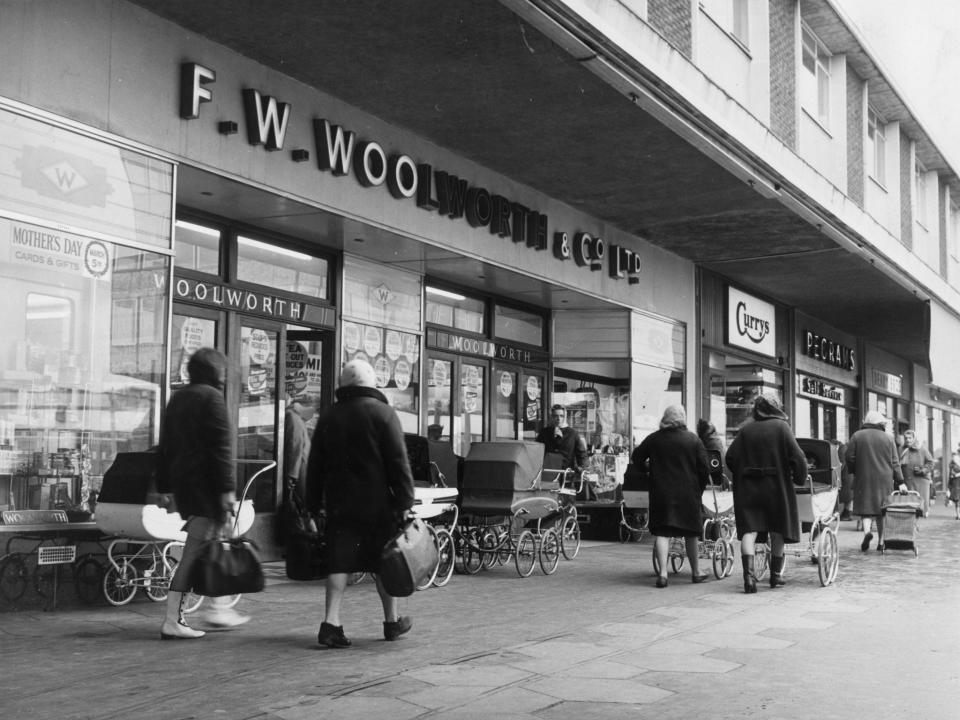 Woolworth's in the shopping precinct of Kirkby New Town, Lancashire, in 1967George W Hales/Fox Photos/Getty