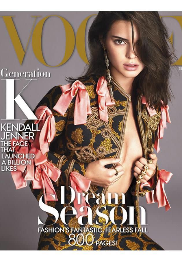 Kendall Jenner has landed the September issue of Vogue US.