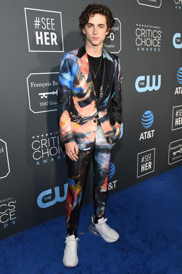 The 10 most important outfits Timothée Chalamet wore in 2019