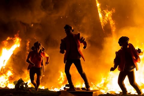Las Fallas is one of Europe's most flamboyant cultural extravaganzas - Credit: GETTY