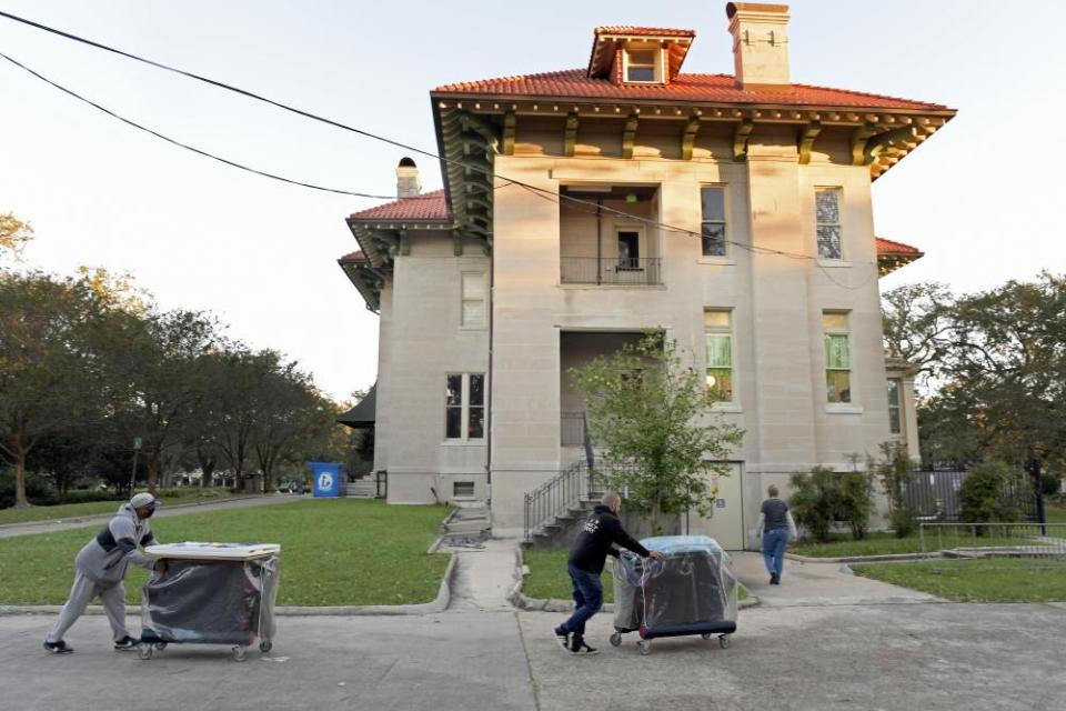 exterior of the Milton H Latter Memorial Public Library, part of the New Orleans Public Library.