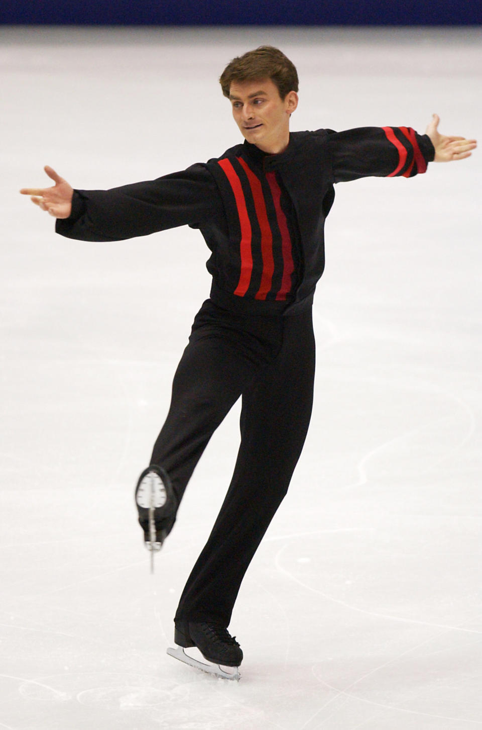 The American performs in the men's short program in Salt Lake City.