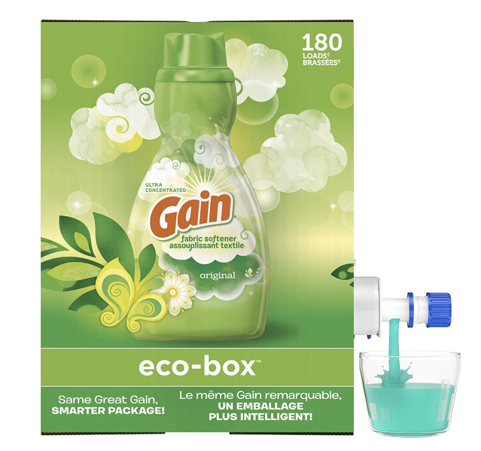 Gain Fabric Softener Liquid Eco-Box (Photo via Amazon)