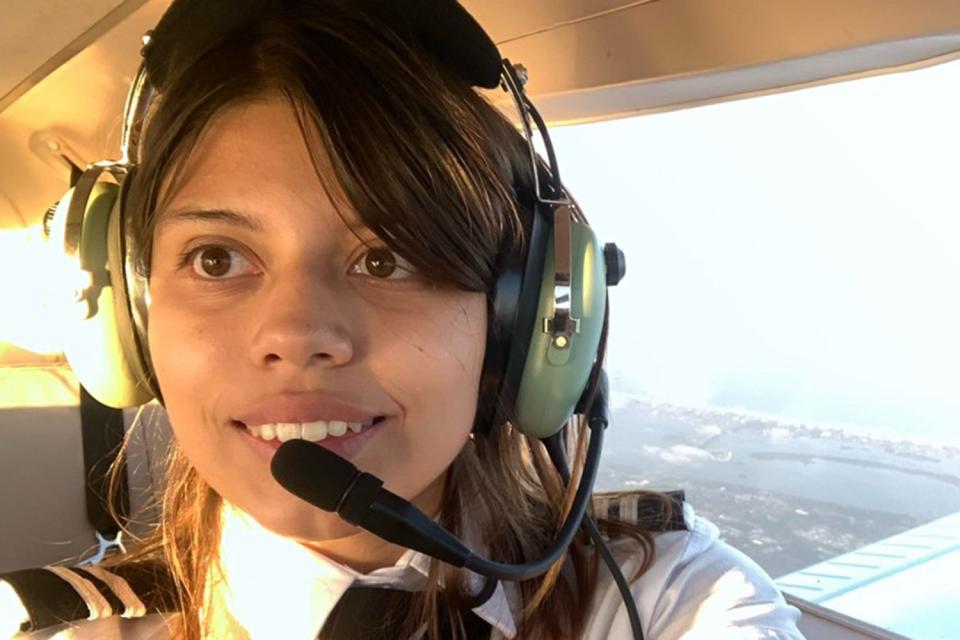 Flight instructor Maria Valentina Guillen.