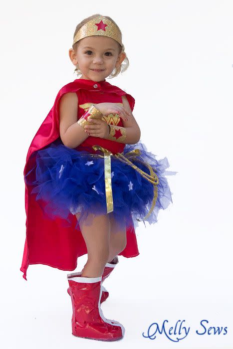 homemade supergirl tutu costume