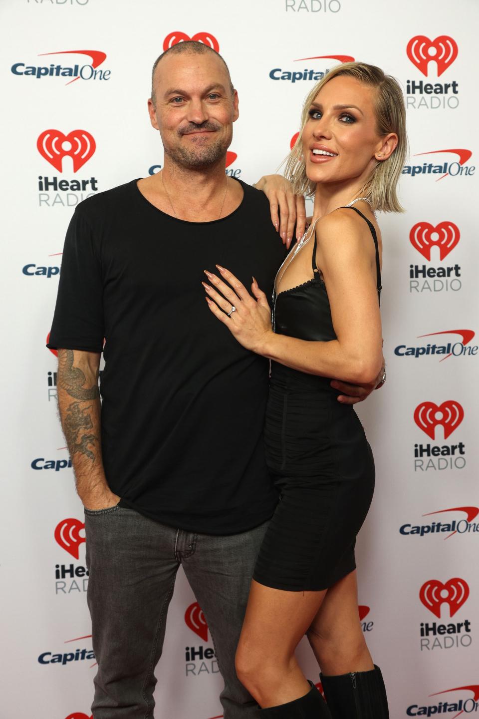 Sharna Burgess, Brian Austin Green arrive for the 2023 iHeartRadio Music Festival at T-Mobile Arena, Las Vegas, NV, United States, September 22, 2023. (Photo by: JA/Everett Collection)