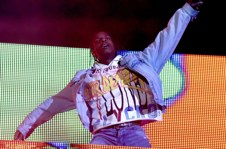 A$AP Rocky performs at the Sasquatch Music Festival at Gorge Amphitheatre on May 27, 2016 in George, Washington. (Photo: Suzi Pratt/WireImage)