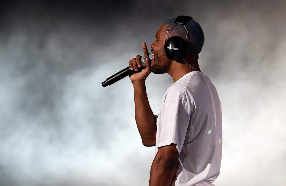 <p>Frank Ocean performs at the 2017 Panorama Music Festival on Randall’s Island in New York on July 28, 2017. (Photo by ANGELA WEISS/AFP/Getty Images) </p>