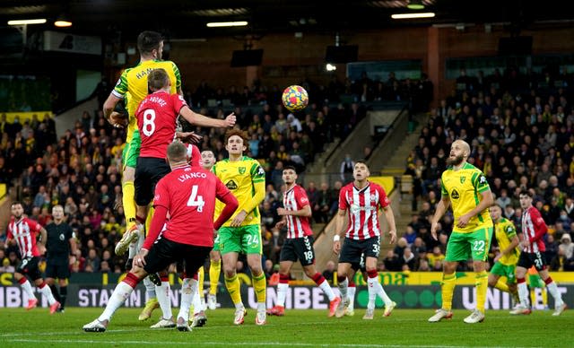 Grant Hanley headed Norwich's winner