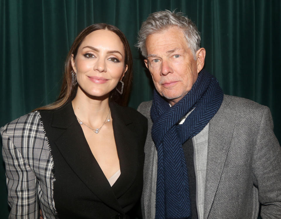 Katharine McPhee and David Foster