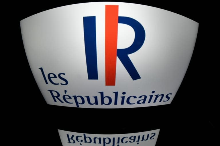 Le logo du parti Les Républicains. - LIONEL BONAVENTURE © 2019 AFP