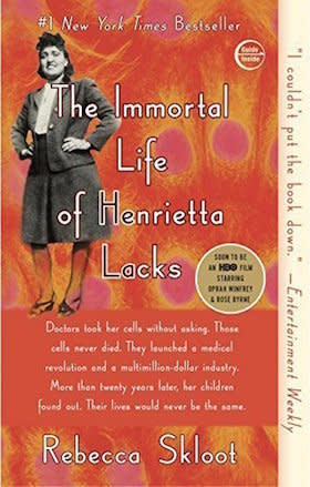 If you somehow missed this book about a black woman's DNA being exploited for decades of research -- catch up fast. This year it's <a href="http://deadline.com/2016/05/oprah-winfrey-star-in-the-immortal-life-of-henrietta-lacks-hbo-films-1201747653/" target="_blank">becoming a movie starring Oprah</a>. (<a href="https://www.amazon.com/Immortal-Life-Henrietta-Lacks/dp/1400052181" target="_blank">Find it here.</a>)