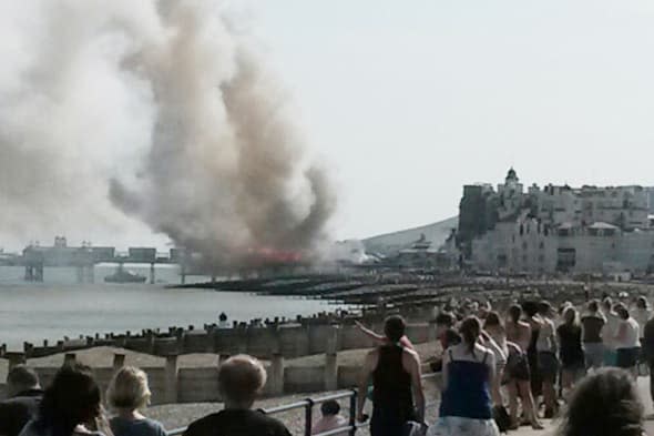 Eastbourne Pier fire