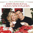 This CD cover image released by Universal Music Enterprises shows "This Christmas," a holiday album with John Travolta and Olivia Newton-John. (AP Photo/Universal Music Enterprises)