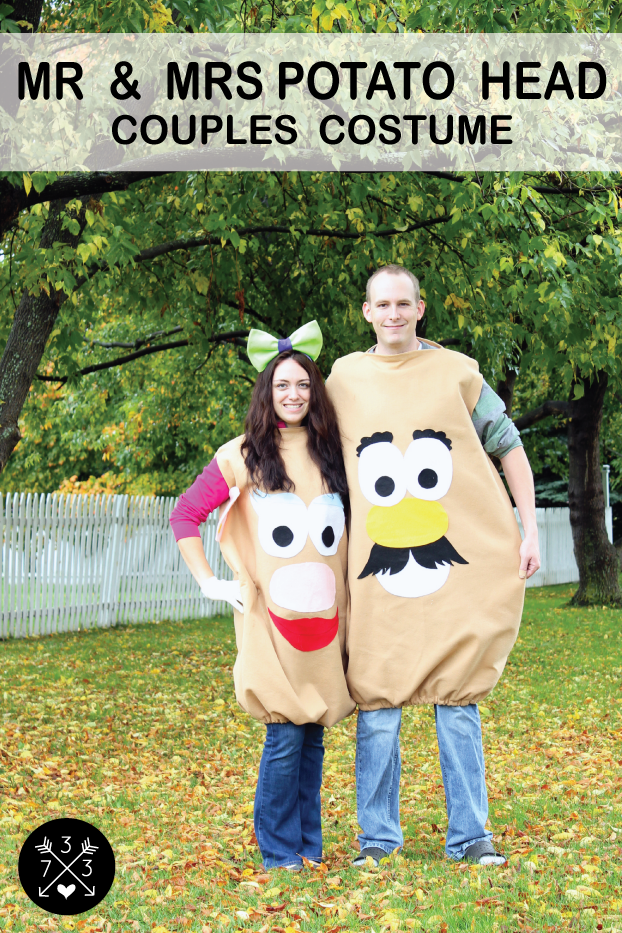 DIY Mr. and Mrs. Potato Head Costumes