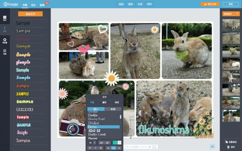 免費的線上圖片編輯工具《FotoJet》 輕鬆完成照片拼貼、海報設計、濾鏡特效等功能！