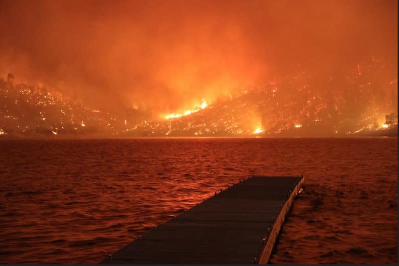 California's Thompson fire in Butte County was 29% contained Friday morning. It has burned 3,789 acres. Photo courtesy of CalFire