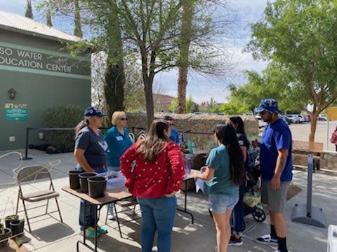 Volunteers picked up their agaves from the El Paso Zoo on April 16. They will care for them for one year until the agaves are large enough to plant in the wild.