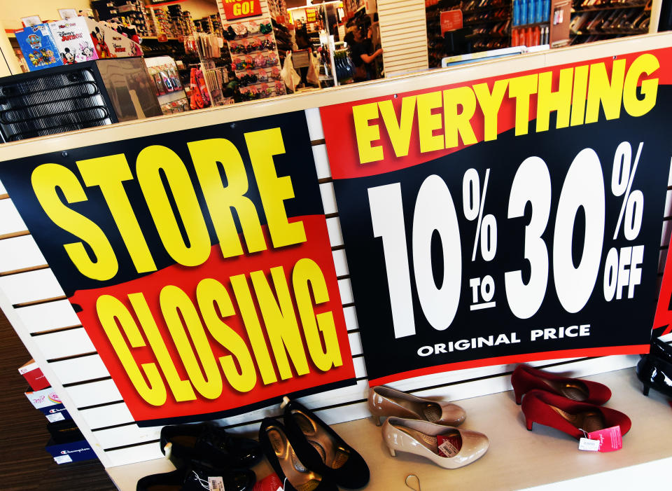 A Payless ShoeSource store is seen in Orlando, Florida on February 17, 2019, the first day of the firm's liquidation sale after confirming on February 15, 2019 that it will close its 2,100 stores in the U.S. and Puerto Rico.. (Photo by Paul Hennessy/NurPhoto via Getty Images)