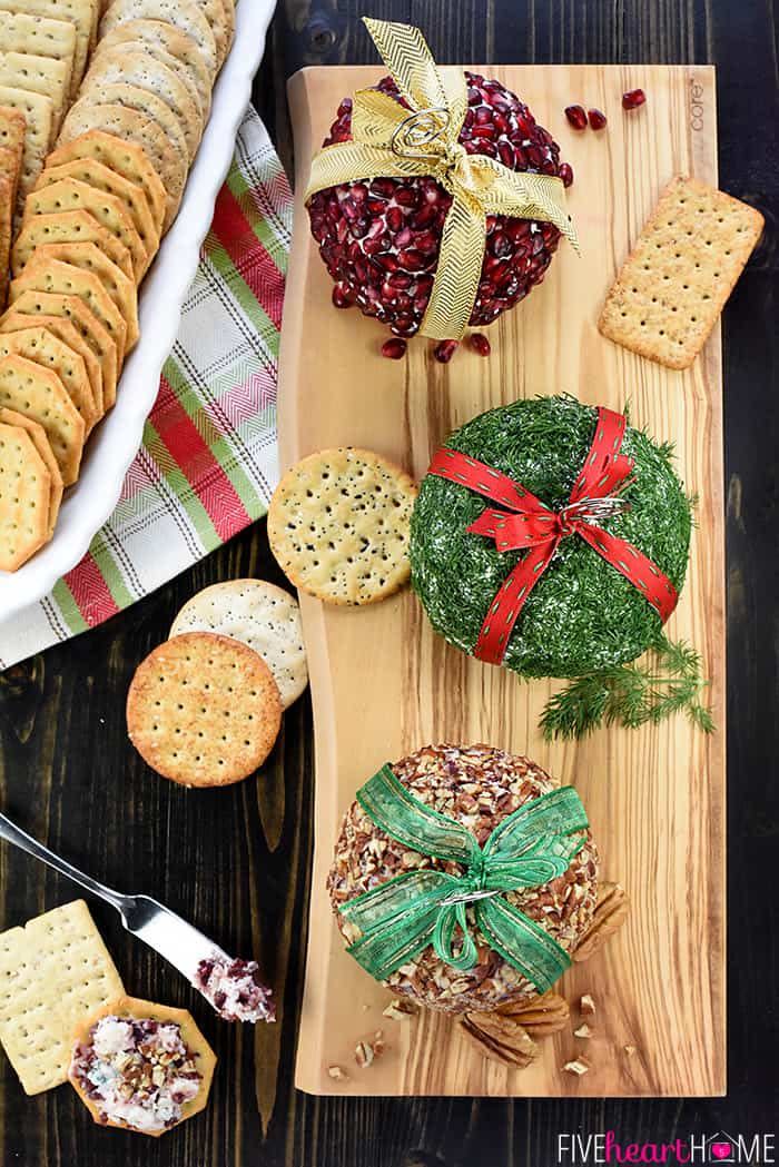 Christmas Ornament Cheese Balls