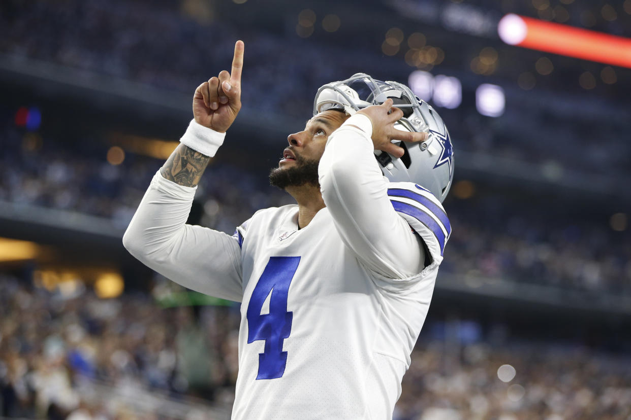 Quarterback Dak Prescott and the Dallas Cowboys have covered the spread in 12 of their 16 games this season. (Tim Heitman/USA TODAY Sports)