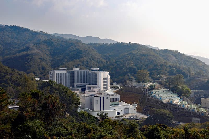 A general view show the Tai Lam Centre for Women, in Hong Kong