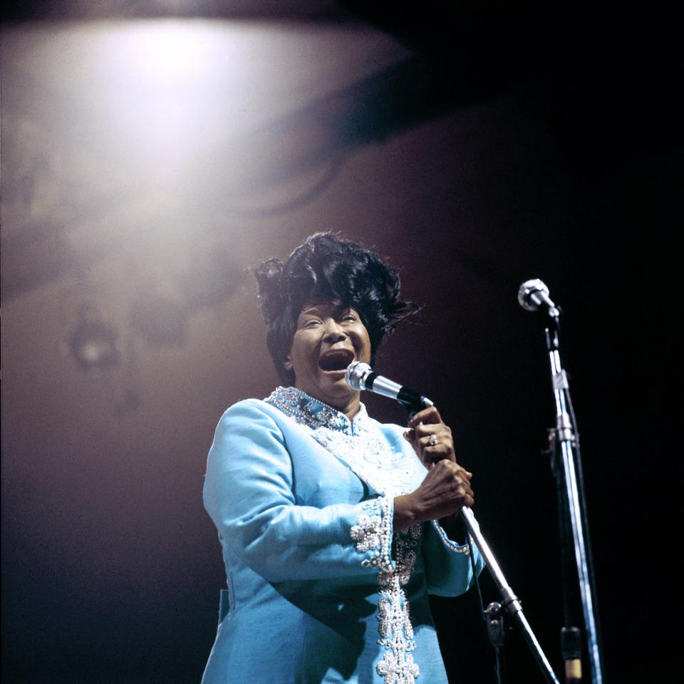 Mahalia Jackson served as inspiration for Merry Clayton, as she remembers sitting by her in church.