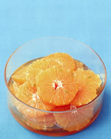 Orange Slices in Lime Syrup