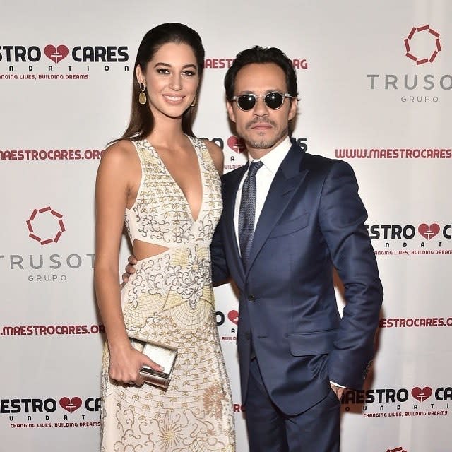 <p>La actividad benéfica reconocía a Marc y la chica de 21 años lució muy elegante para la ocasión. Instagram @ilymarcanthony </p>