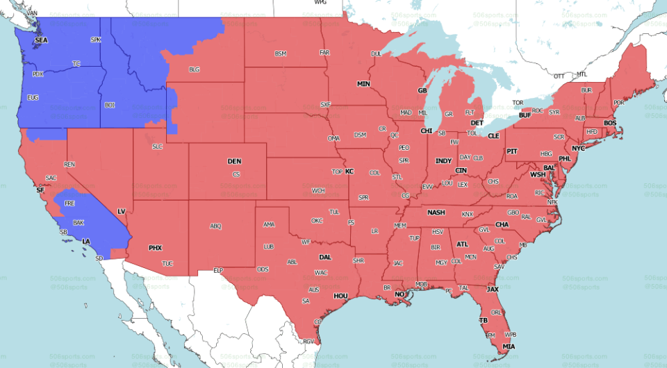 Here’s the TV broadcast map for Rams vs. Seahawks in Week 15