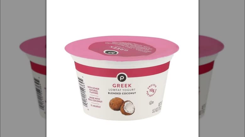 Publix Blended Coconut greek yogurt