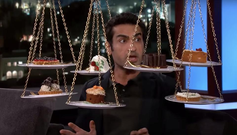 kumail nanjiani jimmy kimmel desserts