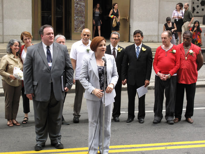 City Council Speaker Christine C. Quinn. Joao Costa/Yahoo! News